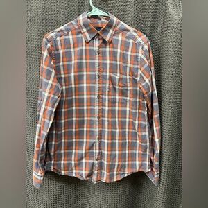 Gap Men’s Button Down Shirt Plaid Original Fit Size Small